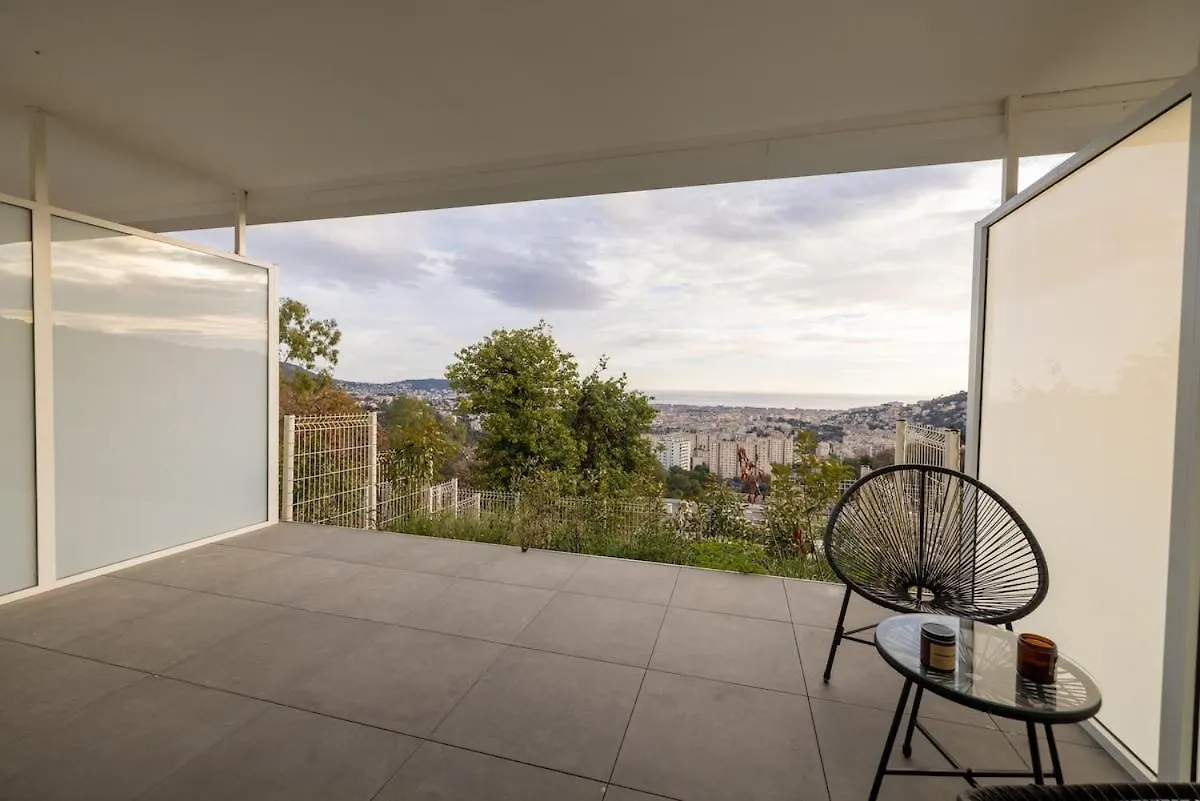 Appartement Avec Vue Mer, Terrasse Privee Et Piscine Nice 0*,